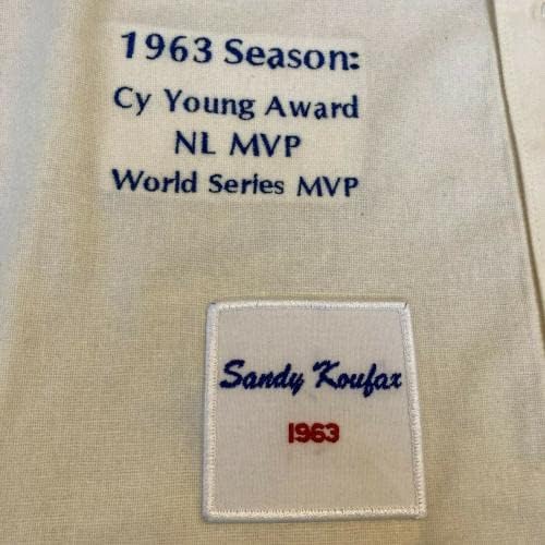Güzel Sandy Koufax, UDA Üst Güverte COA İmzalı MLB Formaları ile Los Angeles Dodgers Forması İmzaladı