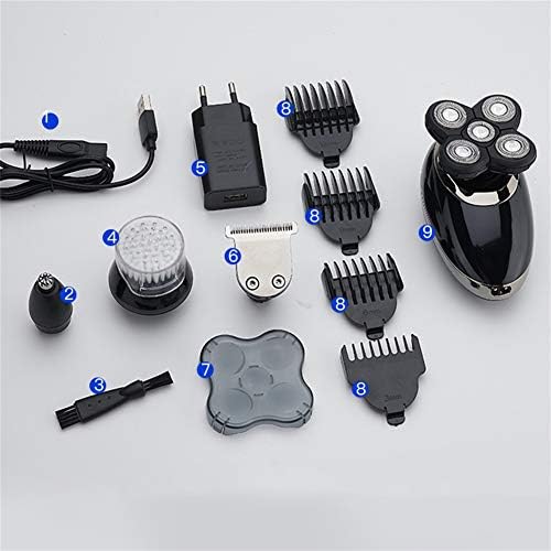XFXDBT 4in1 Su Geçirmez saç makasları Hassas Elektrikli Sakal Düzeltici Akülü Saç Kesme Kiti Kafa Tıraş Makinesi Erkekler