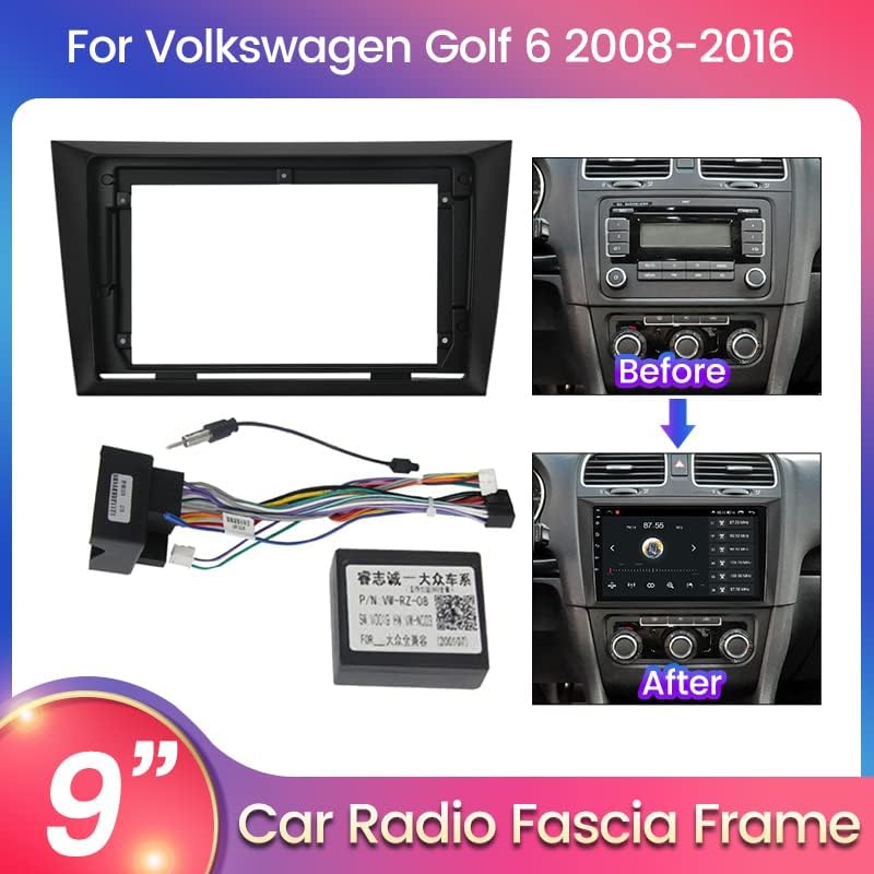 9 inç Araba Radyo Fasya Paneli Toyota RAV4 2013-2019 Stereo Dash Çerçeve