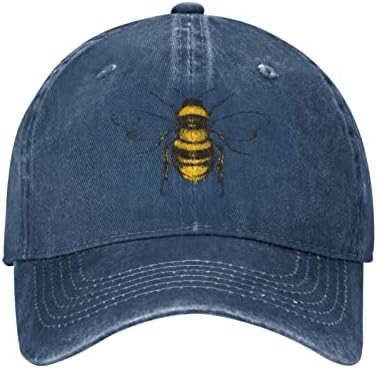 Beats Tüm Komik Arılar Şapka Bal Arıları Şapka Kadın Serin Erkek Şapka Donanma, Bir Boyut
