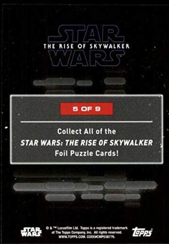 2020 Topps Yıldız Savaşları Yükselişi Skywalker Serisi 2 Folyo Bulmaca Kartı 5 Kylo Ren Ticaret Kartı