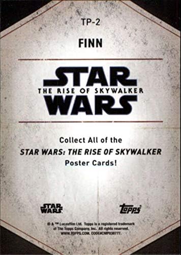 2020 Topps Yıldız Savaşları Yükselişi Skywalker Serisi 2 Karakter Posterleri TP - 2 Finn Ticaret Kartı