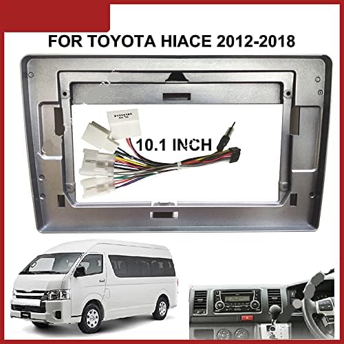 10.1 inç Araba Radyo Fasya Paneli Toyota Hiace 2010-2018 için Stereo Çerçeve Kablo