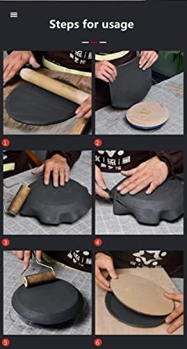 WellieSTR ClayTools Seramik Şekillendirme Kalıp Çömlek Araçları seramik tabak Şekillendirme Kalıp Handbuilding Çanak