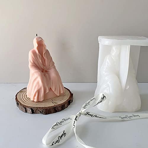 Grainrain 3D Mum Kalıp Cadılar Bayramı Kafatası DIY Zanaat Silikon Sabun Kalıp El Yapımı Balmumu Reçine Kalıp (F15-WS-54)