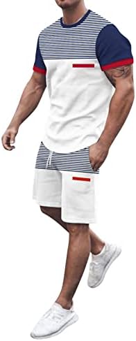 Eashery Kısa Setleri Erkekler için, erkek tişört ve şort takımı Spor 2 Parça Eşofman yaz kıyafetleri Erkek eşofman