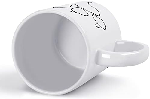 Aslan Pençe Baskı Baskı Kupa kahve bardağı Seramik çay bardağı Komik Hediye Logo Tasarımı ile Ofis Ev için Kadın Erkek-11
