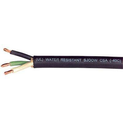 (Ayakla Kesilmiş) 300V Uygulamalar için Wirenco 12/3 SJOOW Taşınabilir Kablo, UL / CSA Listelenmiştir