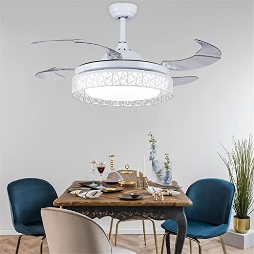 DOUBAO Retro ışıklı tavan fanı Yatak Odası Oturma Odası Yemek Odası için Fan ışıkları ile Basit Minimalist ( Renk