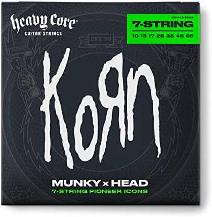 JİM DUNLOP Ağır Çekirdek Korn Gitar Dizeleri 10/65-7 / Set