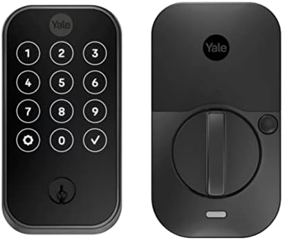 Yale Assure Lock 2 YRD420-BLE-BSP Siyah Süetli Bluetooth'lu Anahtarlı Işıklı Dokunmatik Ekran