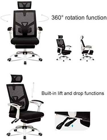 SCDBGY ygqbgy ofis koltuğu büro sandalyesi Uzanmış Dönebilen oyun sandalyesi PULeather Koltuk ofis koltuğu Footrest