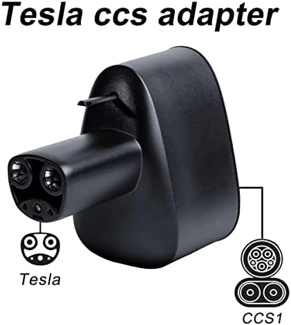 PESLİVE CCS Adaptörü Tesla Supercharger şarj adaptörü 250KW ile uyumlu Tesla Modeli 3 Y X S - CCS1 şarj adaptörü Taşınabilir