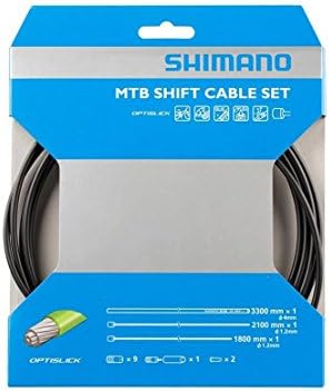 Shimano MTB Optislick Vites Değiştirici Kablo ve Muhafaza Seti, Siyah
