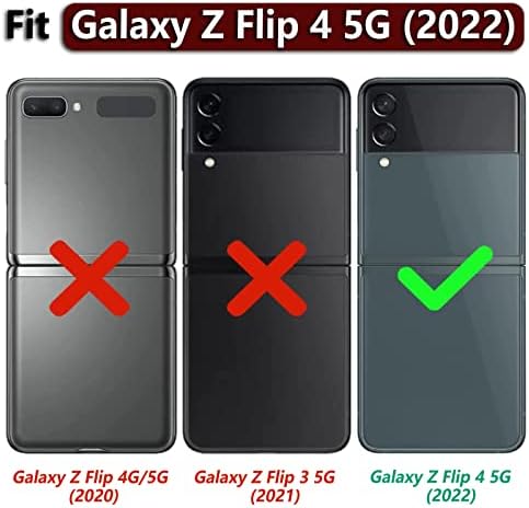 VANAVAGY Samsung Galaxy Z Flip 4 5G Cüzdan Kılıf Kadınlar ve Erkekler için, Samsung Galaxy Z Flip 4 Folio Deri Telefon