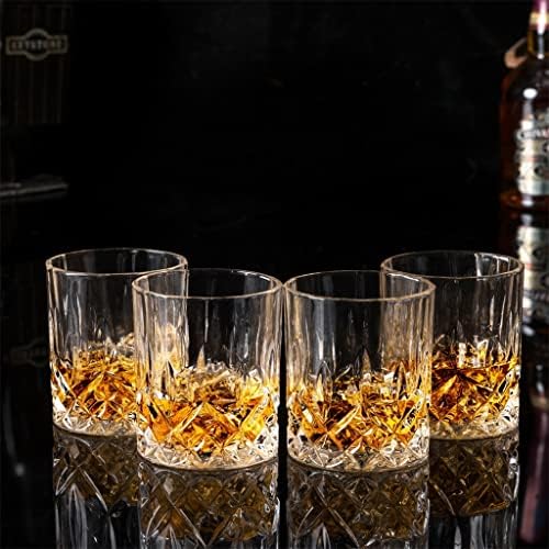 SDGH viski bardağı 300ml / 10oz Kaya Cam Bardak Hediye Kutusu İle Scotch Bourbon Viski İçin