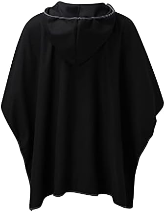 UTPO Kafa Şal erkek Tişörtü Rüzgarlık pelerin palto Pelerin Düz Renk Seti Yün erkek kapüşonlu ve Sweatshirt Zip up