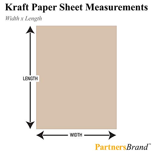Ortaklar Marka PKPS304030 Kraft Kağıt Sayfası, 30, 30 x 40, Kraft (600'lü Paket)