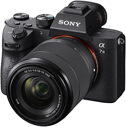 Sony a7 III (ILCEM3K / B) Tam çerçeve Aynasız Değiştirilebilir Lensli Kamera, 3 inç LCD'li 28-70mm Lensli, Siyah