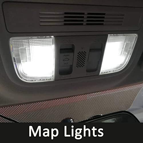 AWALİTED 8 adet Beyaz iç LED aydınlatma kiti 2010-2018 2019 2020 Subaru Legacy için Süper parlak LED Harita Dome Kargo