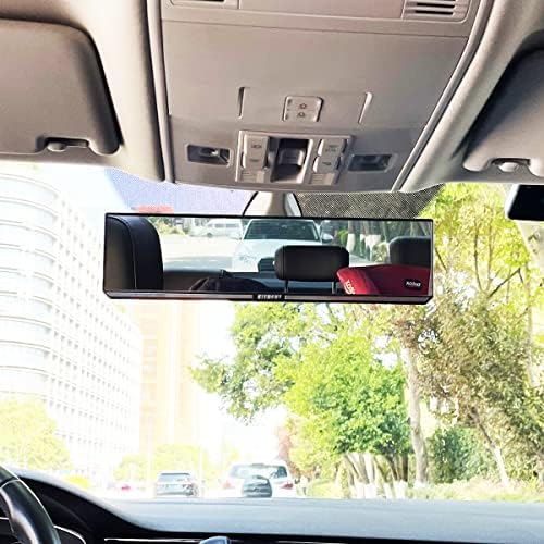 KİTBEST Dikiz Aynası, Araba için evrensel 12 inç iç klipsli panoramik dikiz aynası, Kör Noktayı etkili bir şekilde
