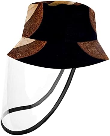 Yüz Kalkanı ile Yetişkin Koruyucu Şapka, Balıkçı Şapka Anti güneşlikli kep, Karşılama Çizgili Kalp