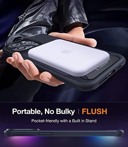 TORRAS Pstand iPhone 14 Pro Max Kılıf için Güçlü Manyetik, MagSafe ile Uyumlu, Sağlam Dahili Kickstand, iPhone 14