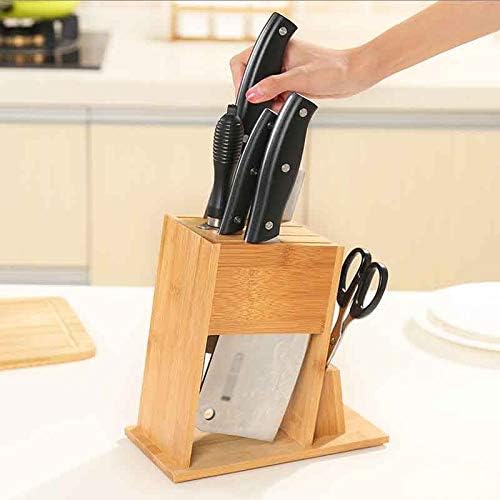 WSSBK Mutfak Bıçağı Takım Tutucu Raf Raf Depolama Bambu bıçak bloğu Toolframe Kesme Aleti Standı şef bıçağı Setleri