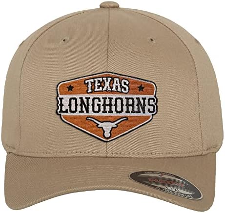 Texas Üniversitesi Resmi Lisanslı Texas Longhorns Yaması Flexfit Beyzbol Şapkası