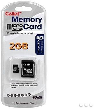 Microsoft KİN İKİ GSM Akıllı Telefon için Cellet 2GB microSD Tam Boyutlu SD Adaptörlü özel flash bellek, yüksek hızlı
