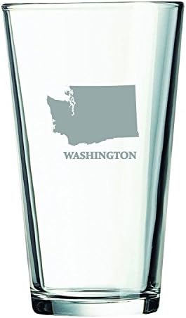 Washington Eyaleti Anahattı-16 oz. Bira bardağı