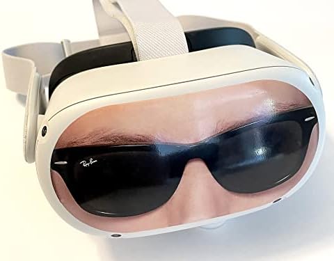Erkek Güneş Gözlüğü Çıkartması Quest 2 VR Kulaklık - Metal / Oculus-Parlak vinil yapışkan