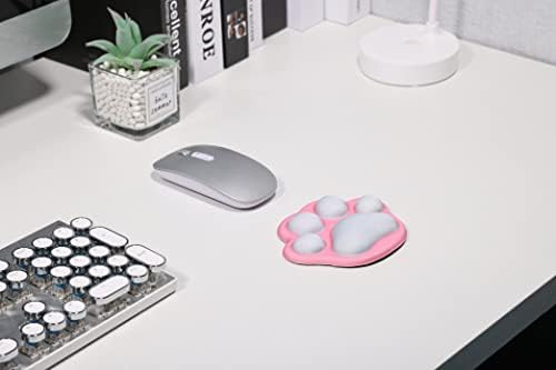 Küçük Kedi Pençe Mouse Pad Bilek Desteği Yastık Yumuşak Silikon Bilek İstirahat Mousepad Ergonomik Bilgisayar fare