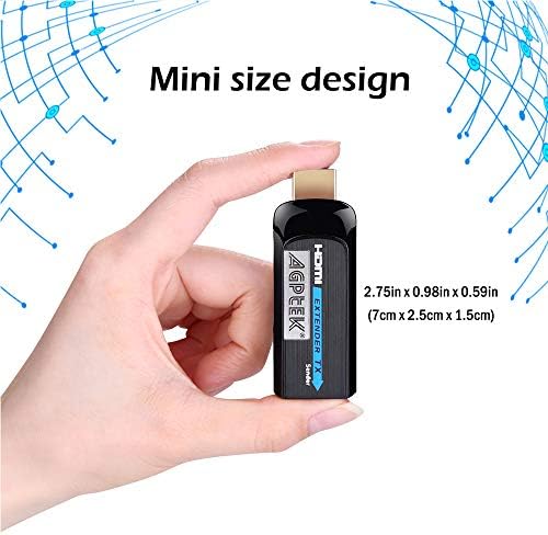 MYPIN 131ft/40m 1080P HDMI Genişletici Kiti USB Powered İletim HD Video Tek Cat6/7 / 8 Kablo için Dizüstü Bilgisayar,