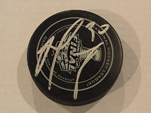 Matt Murray İmzaladı Stanley Kupası Finalleri Resmi Oyun Diski Penguenler Kanıtı 4 İmzalı NHL Diskleri