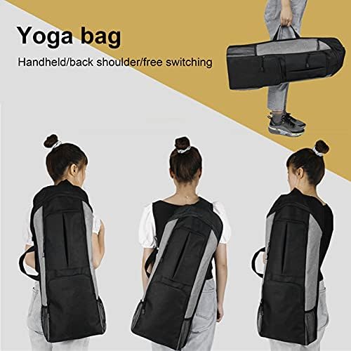 Syuanmuer Yoga Mat saklama çantası, Büyük Cep Çantası, 1/2 İnç Ekstra Kalın Yoga Mat, cep Çantası Spor Spor Erkekler