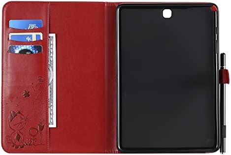 Tablet Cihazı Kılıf Samsung Galaxy Tab ile uyumlu Bir 9.7 İnç (SM-P550 SM-T550 SM-T555) Tablet Kılıf Manyetik Toka