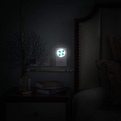 Fiş LED Gece İşığı Lambası Otomatik Sensör Şafak Alacakaranlıkta Kompakt Yatak Odası Banyo Koridor Merdivenler 2 Paket