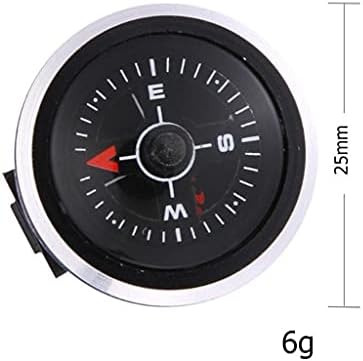 CXDTBH Mini Taşınabilir saat kayışı Düğme Pusula Bilezik Açık Yürüyüş Kamp Açık Araçları
