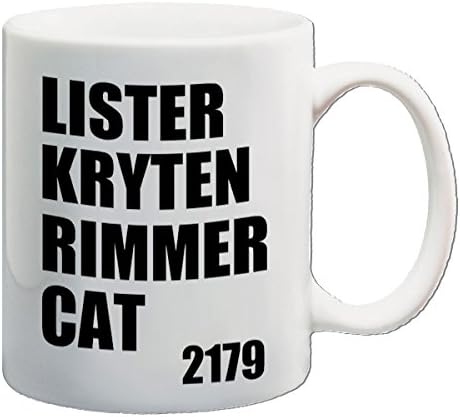 Kırmızı Cüceden ilham alan içki bardağı-Lister, Kryten, Rimmer, Kedi