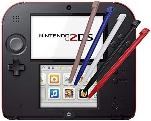 4 ADET Plastik Stylus Kalem Oyun Konsolu Ekran Dokunmatik Kalem Nintendo 2DS Táctil Oyun Konsolu (Kırmızı)