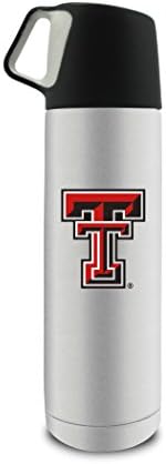 NCAA Texas Tech 17oz Çift Cidarlı Paslanmaz Çelik Kahve Termosu Fincanlı