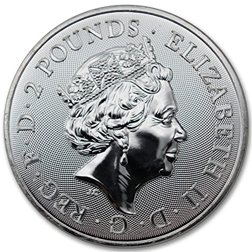 2023 Lot (25) 1 oz İngiliz Gümüş Britanya Madeni Paraları Kraliyet Darphanesi tarafından Orijinallik Sertifikalarıyla