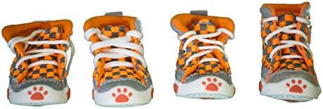 VIP Ürün Renkli Pamuklu Köpek Ayakkabıları (1, Turuncu)