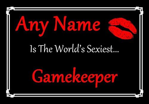 Gamekeeper Kişiselleştirilmiş Dünyanın En Seksi Sertifikası