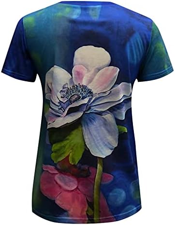 Kadınlar için kısa Kollu Gömlek kadın Gevşek Rahat Kısa Kollu şifon Üst T - Shirt Bluz Sevimli Gömlek Kadın Kısa