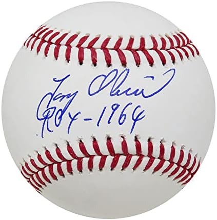 Tony Oliva, ROY 1964 İmzalı Beyzbol Topları ile Rawlings Resmi MLB Beyzbolunu İmzaladı