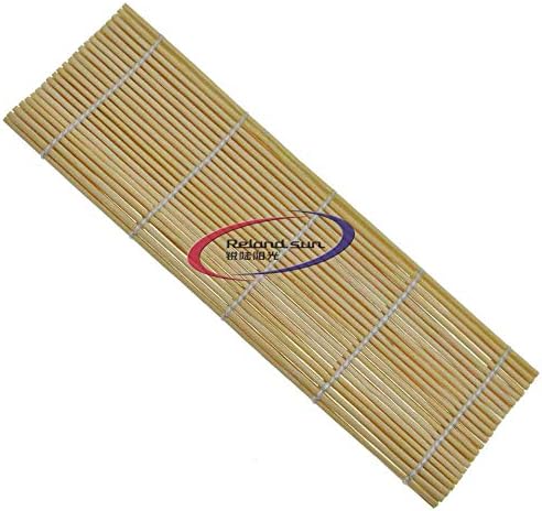 Suşi Japon Tarzı için Bambu sarma hasırı (24 * 24cm)
