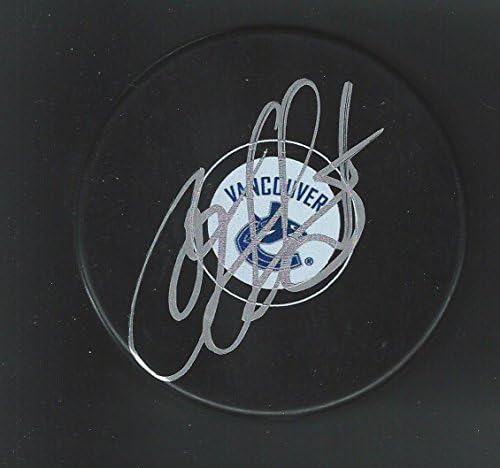 Alexander Burmistrov Vancouver Canucks Diskini İmzaladı - İmzalı NHL Diskleri