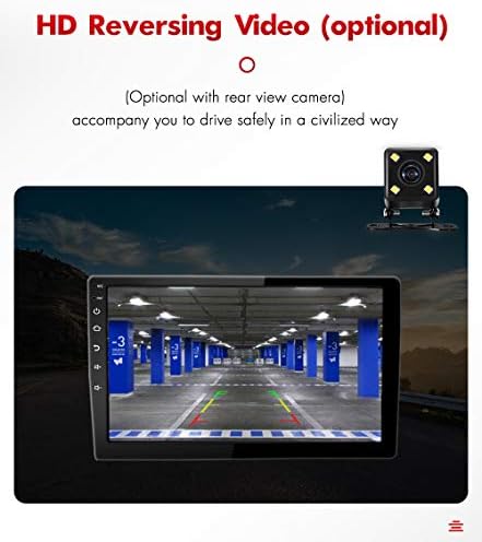 Alondy Çift Din Android 10 Araba Stereo, CarPlay ve Android Otomatik, GPS WiFi Bluetooth FM / AM Radyo 10.1 İnç Dokunmatik